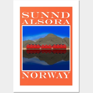 Sunndalsora Norway Scandinavian Posters and Art